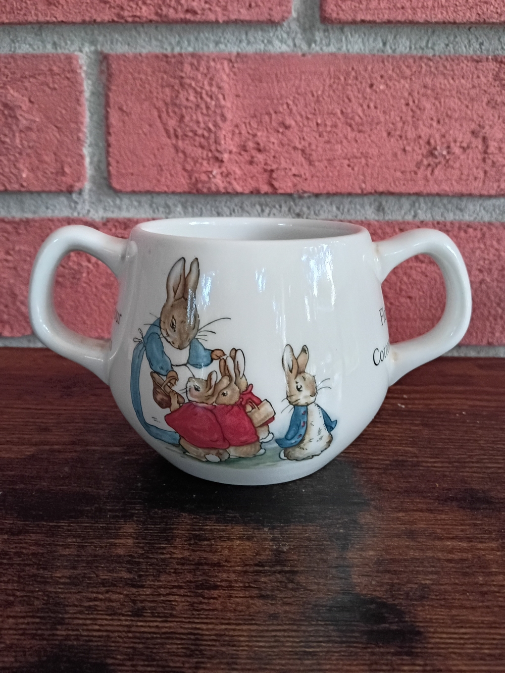 Beatrix Potter Peter Rabbit Double Handle Child Mug Cup Nursey Classic